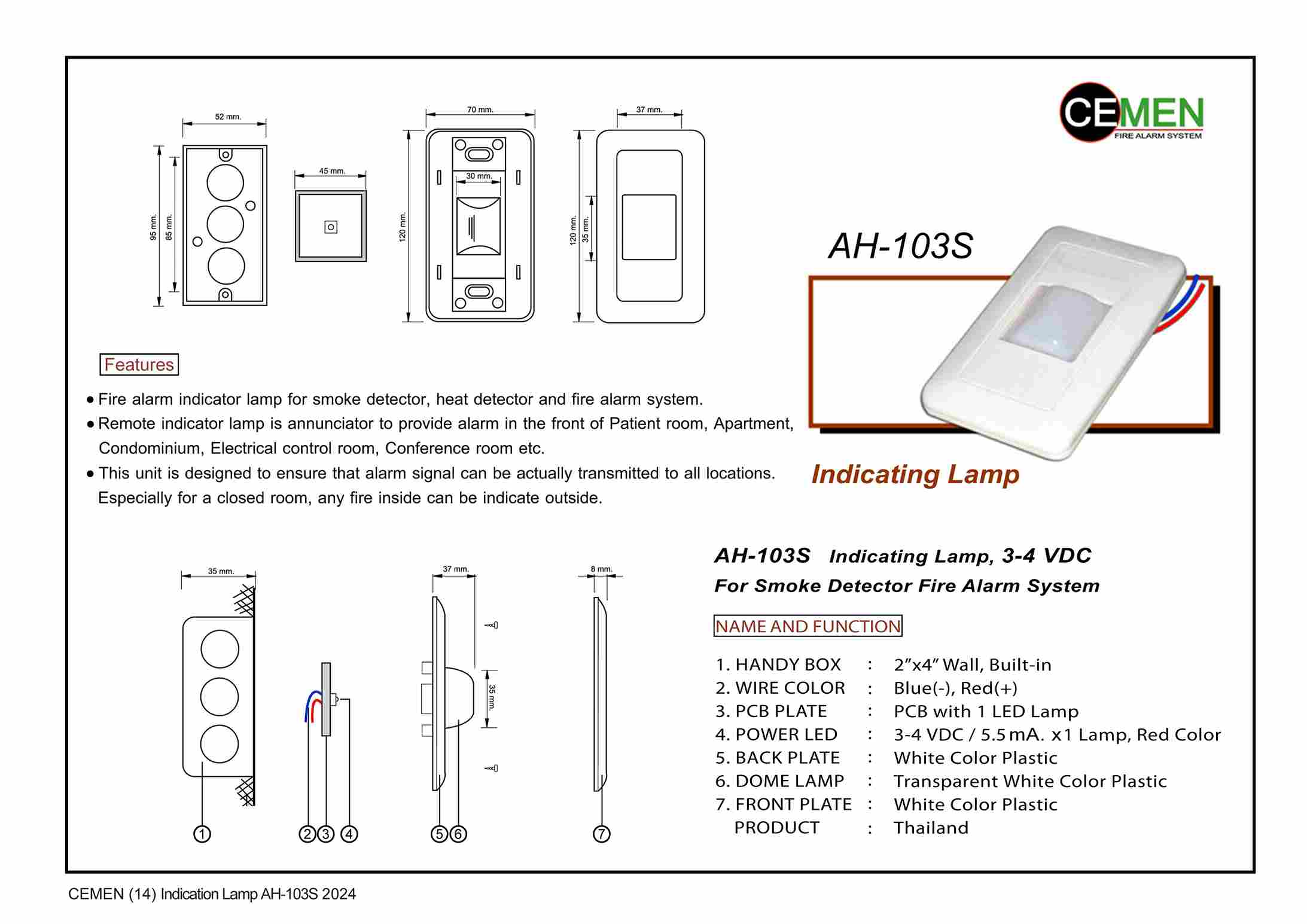 นำเข้าและจำหน่ายสินค้า ระบบสัญญาณแจ้งเหตุเพลิงไหม้ ระบบเรียกพยาบาล ปุ่มกดฉุกเฉินในห้องน้ำคนพิการครบวงจร